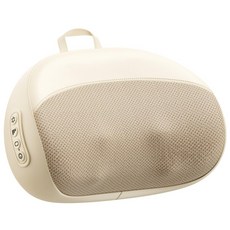 이고케어 목 허리 안마기 마사지기 온열 무선 안마베개, 베이지