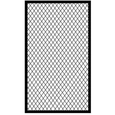 定制鐵格網 菱形網格網片 鐵藝隔斷牆裝飾 鏤空吊頂鐵絲網 壁掛式餐廳鐵格網, 黑色菱形網100*180白色請備註