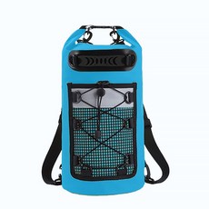 防水漂流袋 戶外涉水收納桶包, 藍色