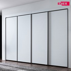 에넥스 매트 화이트 슬라이딩 붙박이장(고급형)-360cm 붙박이장, 화이트 무광