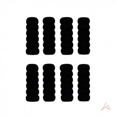 애벌레 펜그립 세트 8p 블랙, 8개, 상세페이지 참조, 상세페이지 참조