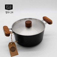 오슬로 인덕션 냄비 프라이팬 에그팬 인덕션용 가스렌지 겸용 국내제조, 04.오슬로 에코라믹 24cm 양수, 1개