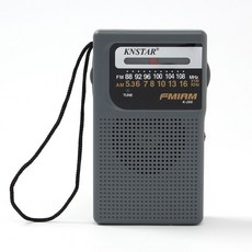시그널 AMFM 휴대 라디오(그레이) 미니 라디오 미니라디오 휴대용라디오 소형라디오 라디오 l bgy763fY, 단일, 단일