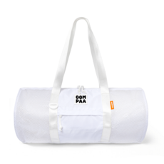 움파 메쉬 더플백 화이트