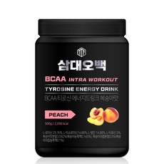 뉴트리커먼 삼대오백 티로신 BCAA 아미노산 글루타민 대용량 헬스보충제 복숭아맛, 1개, 500g