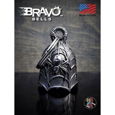 《美式工廠》美國 Bravo Bell 好極！守護鈴 蜘蛛網，汽車改裝精品，守護平安，個性裝飾, 1個