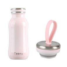 제이앤에스 파스텔 보온보냉 텀블러 350ml 루프뚜껑세트, 1세트, 핑크(루프뚜껑세트)