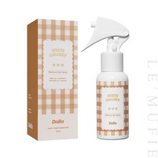 Dalla 白色畫廊香氛柔順髮妝水，輕盈保濕，持久香氛，告別毛躁，展現柔順亮麗秀髮, 2個, 75ml