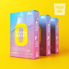 칼로리제로 맛있는물 디자인워터 후르츠믹스, 3g, 10개입, 3박스