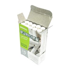 탄산칼슘분필 흰색 분필 10p 문교분필 탄산분필 잘안부러지는분필