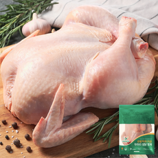 [밀리원/국내산] 유황 먹여 키운 신선한 두마리 생닭(냉장) 1.1kg, 1개