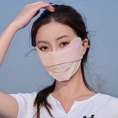 防曬防寒面罩女防紫外線夏季冰絲薄款臉基尼面罩護遮陽臉罩防護