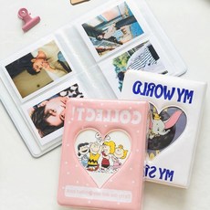포토카드 바인더 수납 앨범 굿즈 콜렉트 북 투명 보관 정리, 1-콜렉트북1단-밀크, 상세페이지 참조