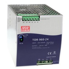 MEAN WELL TDR-960-24 960W 24V 40A DIN導軌電源供應器(含稅) - 穩定供電