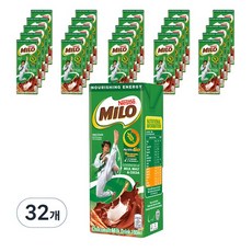 MILO Ready to Drink 마일로 코코아 드링크 팩 박스, 180ml, 32개