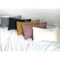 아기사랑 빨아 쓰는 편안한 아기 유아 순면 오리 베개, 핑크