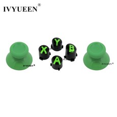 IVYUEEN Xbox 시리즈 ABXY 코어 스틱 컨트롤러 아날로그 호환 버튼 키트 수리, 1개, 상세설명참조, 초록