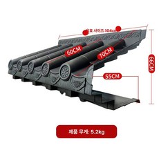 플라스틱기와 처마 밀봉판 담장 기왓장 경량 조각, 70 타일 덮개