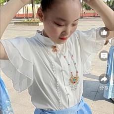 女童 中式短款馬面裙