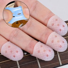 실리콘골무 사무용 손가락 바느질 보호 골무 고무, 블루1P/L, 1개