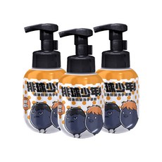 O’LISE 歐黎絲 排球少年 烏野高校 橘油抗菌洗手慕斯 3入組, 1個, 【3入組】烏野高校-抗菌洗手慕斯(橘)