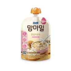 [매일유업] 맘마밀 안심이유식 12개월 표고버섯과소고기/가리비두부/아스파라거스와닭가슴살 5팩, 가리비와 두부, 100g, 5개
