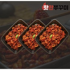 당일제조 핫한쭈꾸미 매콤 볶음 밀키트 500g 3팩 10분 완성 간편 요리 1.5kg, 3개, 1단계