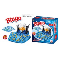 超繪玩 Bingo 賓果機 手搖賓果玩具 搖獎機 兒童益智玩具, 1個, 007-79搖獎機48卡90幣