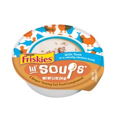 Friskies 喜躍 美式濃湯杯 34g 貓副食 貓咪點心 8罐組 多種口味, 1個, 鮮鮪佐燉雞,8罐組(超取限3組)