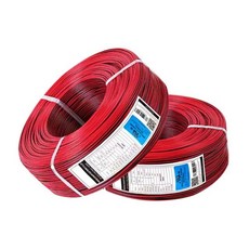 자동차배선 AWG 전선 케이블 흑색적색 UL2468 20AWG 1M, 본상품