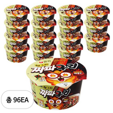 농심 앵그리 짜파구리 큰사발면 108g, 96개