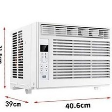 창문형에어컨 냉풍기 농장 업소용, 기본 추가키트 (cm), KC-18 1마력 리모컨 5-10㎡, 기본 색상