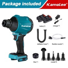 대포송풍기 풍로 브로아 송풍기 Kamolee5 인 1 다기능 충전식 무선 먼지 팽창기 진공 기 마키타 18 배터리 사용, [03] Two Battery Brushed, [03] Two Battery Brushed, 03 Two Battery Brushed_02 EU