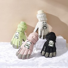 臺灣出貨 兒童滑雪手套冬季加絨加厚可愛卡通保暖男女童小孩冬天玩雪防水