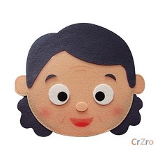 청양 할머니 역할놀이 머리띠 코스프레 파티 소품 텔레토비 여우 개 1개입