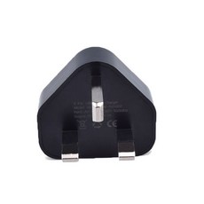 영국 플러그 USB 충전기 전원 어댑터 사무실 1 포트 5V 1A 3 핀, black-3pcs, 1개