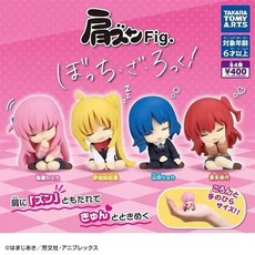 봇치더록 Q버전 귀여운 피규어 4개 세트 가샤폰 가챠 굿즈, Full Set of 4, 4cm to 5cm