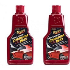 메과이어스 A2216 16온스. 딥 크리스탈 시스템 카르나우바 리퀴드 왁스 - 2팩