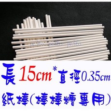 大牌 100支紙棒 - 棒棒糖/棒棒蛋糕/矽膠模專用紙軸紙棍, 1個