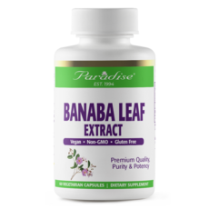 Paradise Herbs 香蕉葉素食膠囊, 180顆, 1罐