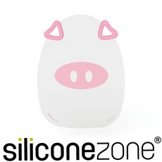 Siliconezone 施理康 耐熱粉紅小豬造型矽膠止滑砧板, 1個