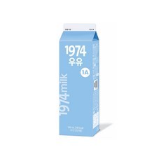 1974 우유, 4개, 900ml