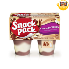 헌트 스낵팩 푸딩 초코 바닐라 사은품 추가증정, 368g, 1개