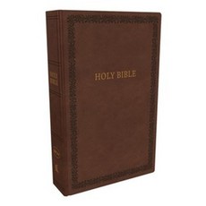 NKJV Holy Bible Soft Touch Edition Imitation Leather Brown Comfort Print, Thomas Nelson