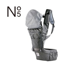 韓國 POGNAE NO.5 二合一腰凳背巾【金寶貝】揹帶 揹巾 背帶, 牛仔藍