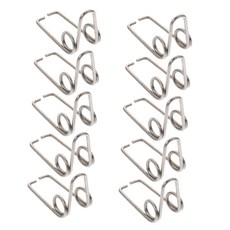 SEWACC 10개들이 트럼펫용 드레인 인크리크 스프링 교환 부품 워터게이트 키