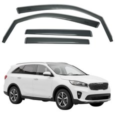 比德堡崁入式晴雨窗 標準款 起亞KIA Sorento 2018-2020年專用, 1個, KIA Sorento全車四片