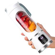 Ale Id 德國12刀高階便攜榨汁杯 USB充電家用果汁機 戶外旅行用, 白色, A33