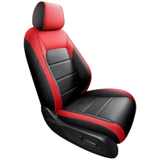 아우디 A6 아반트 4f C5 C6 C7 A4 B6 B8 B7 Q7 4L TT Mk1 Mk2 A3 8P A7 Q3 Q2L Q5 자동차 시트 커버 (맞춤, 01 인조 가죽, 01 사계절, 05 1PC-Red