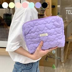 감성픽 러블리 하트 여행용 화장품 파우치